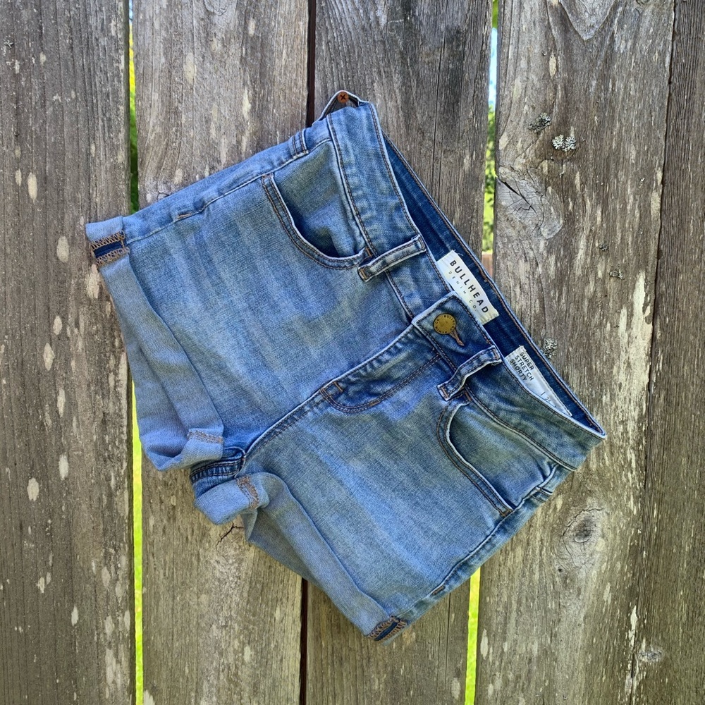 Classic Medium Wash Jean Shorts